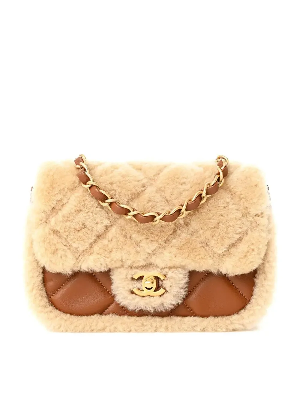 Chanel Shearling Lambskin Quilted Mini #270144C99B